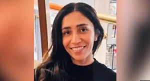 Nusrat Osman was taken to hospital for treatment after the rescue Nusrat Osman was taken to hospital for treatment after the rescue