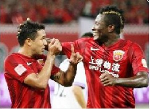 Gyan will feature for his new club this evening