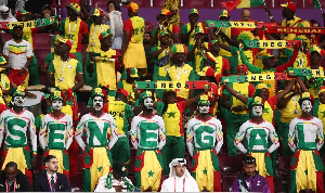 Senegalese football fans Senegalese football fans