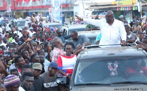 Nana Akufo-Addo on one of his campaign tour