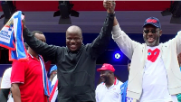 Lands minister Abu Jinapor and Dr. Matthew Opoku Prempeh, NPP running mate