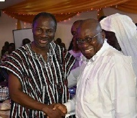 Prophet Emmanuel Badu Kobi with President Nana Addo