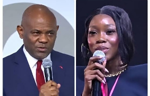 The trainee (R) addressed the billionaire simply as 'Tony' while speaking to him The trainee (R) addressed the billionaire simply as 'Tony' while speaking to him