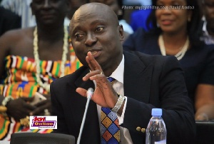 Samuel Atta Akyea,  Minister for Works and Housing