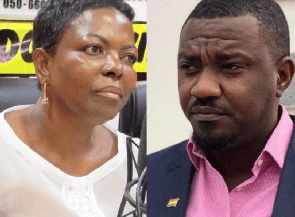 Ayawaso West Wuogon MP, Lydia Alhassan and NDC Parliamentary Candidate, John Dumelo