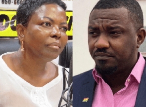 Lydia Alhassan, Member of Parliament for Ayawaso West Wuogon and John Dumelo