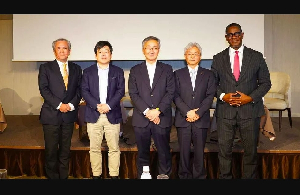 AfDB leaders at the Japan-Africa business forum in Tokyo