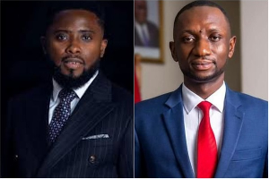 ElBernard (L) has slammed Ofosu Nkansah (R) over Ken Agyapong prophecy claim
