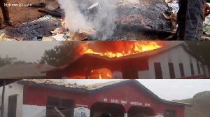Burnt NPP Office