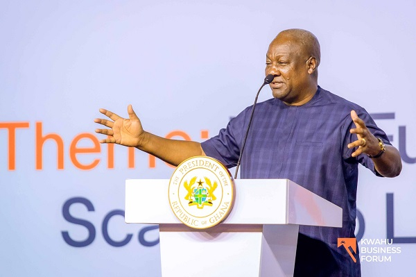 John Dramani Mahama is the President of Ghana
