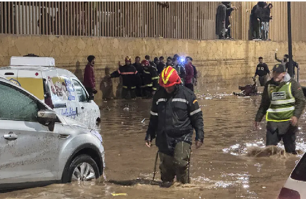 The Moroccan town of Safi was hit by disastrous flash flooding on Sunday, with more rains predicted