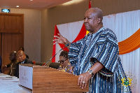 John Dramani Mahama is the President of Ghana