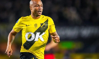 Andre Ayew scored his first goal for NAC Breda
