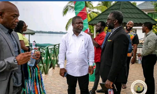 The delegation was led by Delali Kotoka and Dr Isaac Addae of the Conscious Immersion Group