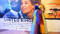 Amma Asante at the premiere of 'A United Kingdom'