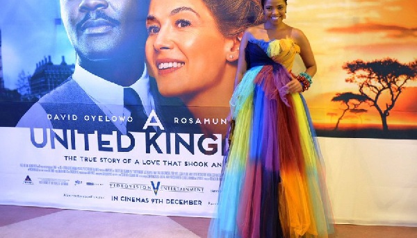 Amma Asante at the premiere of 'A United Kingdom'