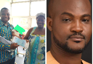 The support came from Dzifa Gunu (R) to the nursing mother Doris