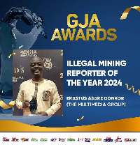 Erastus has been honored for his role in the fight against illegal mining