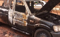 The clash resulted in the torching of a police car by some irate youth
