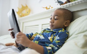 Parents are being admonished to control their children's use of electronic devices