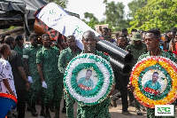 Ganyo died after being shot by a poacher while on patrol duty at the Zitoe Cam