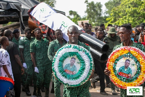 Ganyo died after being shot by a poacher while on patrol duty at the Zitoe Cam