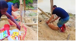 Watch as Chinese nationals perform sacrifice at suspected galamsey site