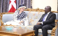 Dr Bawumia and the Queen of Denmark, Margret the II