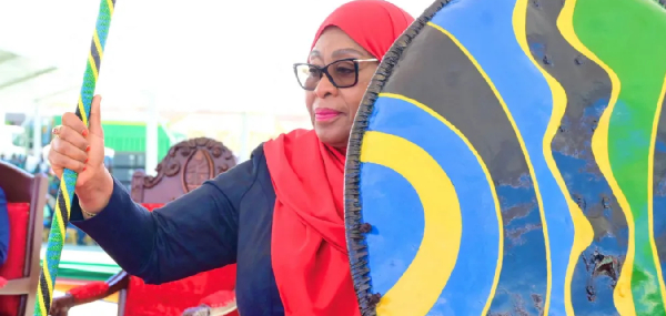 Samia Suluhu Hassan was sworn in on Monday after elections marred by violence