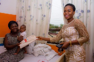 Patients were gifted with fabrics to celebrate Mothers' Day