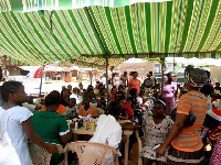 Omanjor residents undergoing health screening