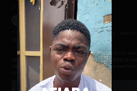 The man identified as Mawuli received donations after he claimed he was a June 3 disaster victim