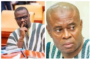 Frank Annoh-Dompreh (L) and Yusif Sulemana (R)