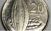 Photo of 20 pesewa coins