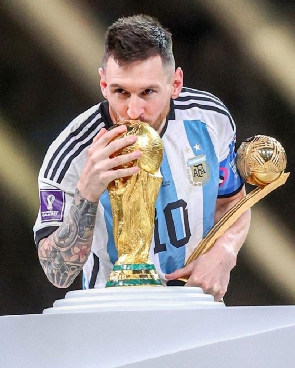 Messi won the World Cup with Argentina