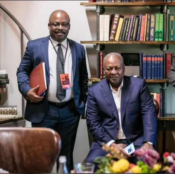 Dr. Callistus Mahama and President-Elect John Dramani Mahama