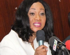 Chairperson of the Electoral Commission of Ghana, Jean Adukwei Mensa