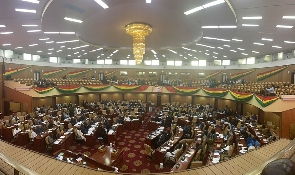 MPs seated in parliament