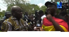 Adumua-Bossman (left), Mahamudu Bawumia (right)