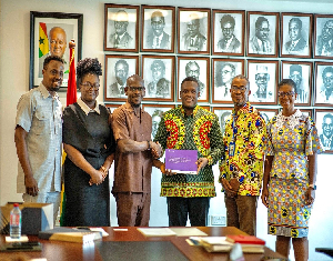 The ecosystem partners with Sam Nartey George, the sector minister