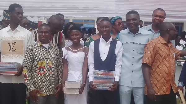 Students from Agona SDA School secured the first, second, and third positions
