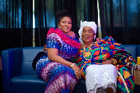 MzGee with Maame Dokono at the event