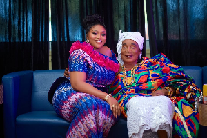 MzGee with Maame Dokono at the event