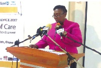 The deputy Minister of Health, Tina Mensah