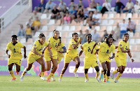 Players of Black Queens celebrating after a match