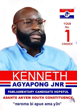 Kenneth Agyapong, son of Assin Central MP Ken Agyapong