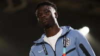 England winger, Bukayo Saka