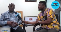 Osei Kyei-Mensah-Bonsu speaking with GhanaWeb's Etsey Atisu