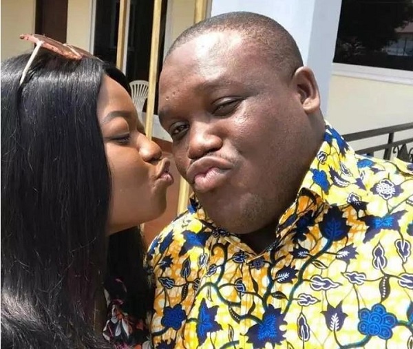 Sam George shows off his wife