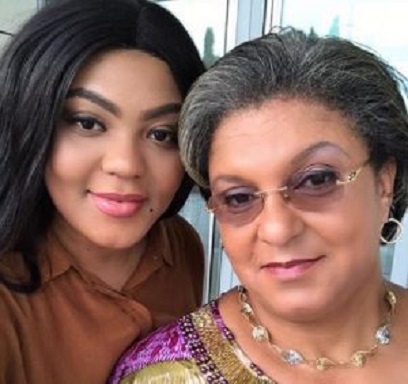 Former Foreign Affairs Minister Hannah Serwah Tetteh and daughter